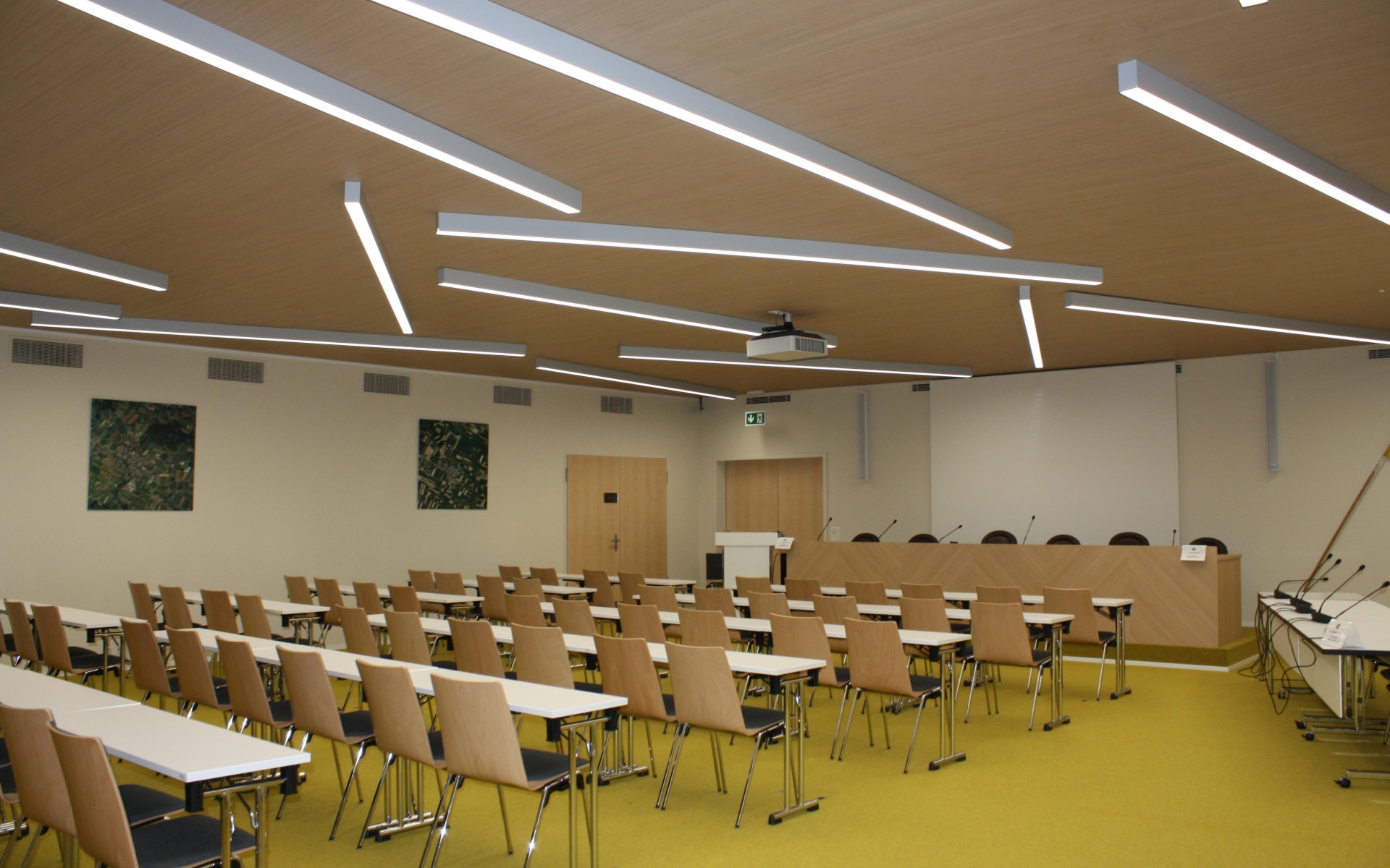 Salle du Conseil (jaune) - Château - Galette
